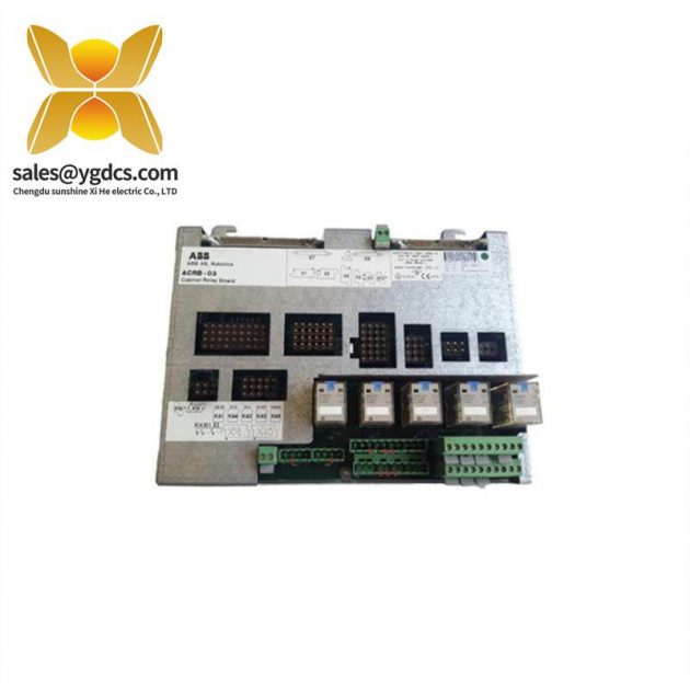 ABB ACRB-033HNE08250-1 安全柜继电器板，适用于工业自动化控制